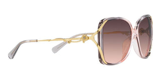 Coach HC 8372BU women Pink Squared Sunglasses