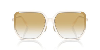 Coach HC 8401D women White Geometric Sunglasses