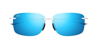 Maui Jim Hema Mj0443s Unisex Transparent Geometric Sunglasses
