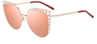 Carolina Herrera HER 0076/S women Rose gold Cat Eye Sunglasses