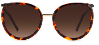 Carolina Herrera HER 0077/S women Havana Round Sunglasses