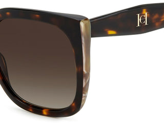 Carolina Herrera HER 0128/S women Havana Squared Sunglasses