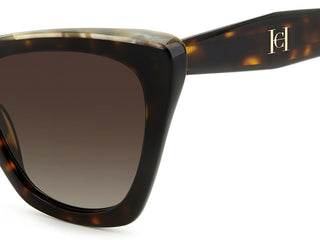 Carolina Herrera HER 0129/S women Havana Squared Sunglasses