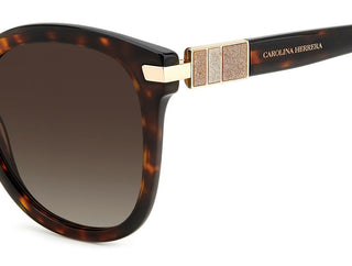 Carolina Herrera HER 0134/S women Havana Squared Sunglasses