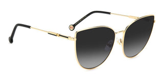 Carolina Herrera HER 0138/S women Rose gold Squared Sunglasses