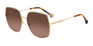 Carolina Herrera HER 0139/S women Rose gold Squared Sunglasses