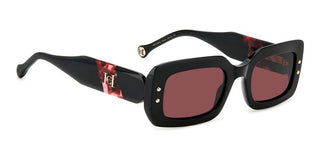 Carolina Herrera HER 0187/S women Black Geometric Sunglasses