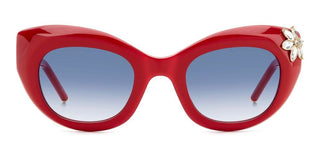 Carolina Herrera Her 0215/s Women Red Cat Eye Sunglasses
