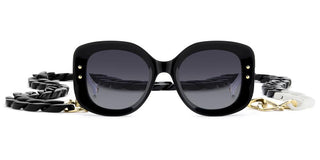 Carolina Herrera HER 0254/S women Black Oversize Sunglasses