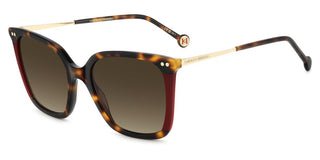 Carolina Herrera Her 0292/s Women Havana Squared Sunglasses