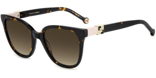 Carolina Herrera Her 0297/s Women Havana Squared Sunglasses
