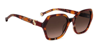 Carolina Herrera Her 0298/g/s Women Havana Squared Sunglasses