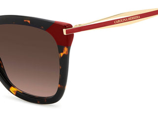 Carolina Herrera Her 0307/s Women Havana Rectangle Sunglasses