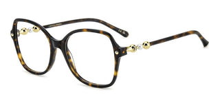 Carolina Herrera Her 0320 Women Havana Squared Eyeglasses