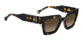 Carolina Herrera HER 0328/S women Havana Squared Sunglasses