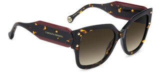 Carolina Herrera Her 0366/s Women Havana Squared Sunglasses