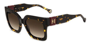 Carolina Herrera HER 0369/S women Havana Squared Sunglasses