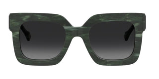 Carolina Herrera HER 0369/S women Green Squared Sunglasses