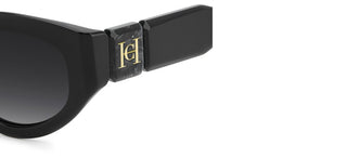 Carolina Herrera Her 0370/s Women Black Oval Sunglasses