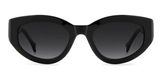 Carolina Herrera Her 0370/s Women Black Oval Sunglasses