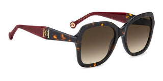 Carolina Herrera HER 0373/S women Havana Squared Sunglasses