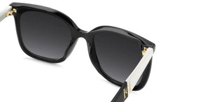Carolina Herrera Her 0375/g/s Women Black Squared Sunglasses