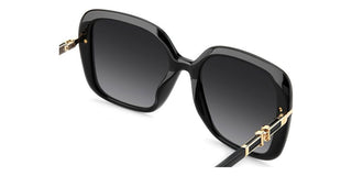 Carolina Herrera HER 0380/G/S women Black Squared Sunglasses