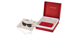 Carolina Herrera Her 0399/s Women Black Cat Eye Sunglasses
