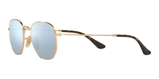 Ray-Ban HEXAGONAL METAL RB 3548N unisex Gold Geometric Sunglasses
