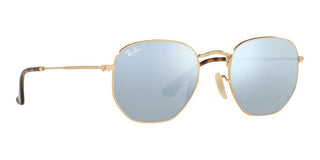 Ray-Ban HEXAGONAL METAL RB 3548N unisex Gold Geometric Sunglasses