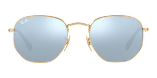 Ray-Ban HEXAGONAL METAL RB 3548N unisex Gold Geometric Sunglasses
