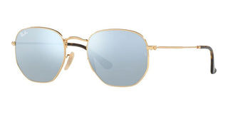 Ray-Ban HEXAGONAL METAL RB 3548N unisex Gold Geometric Sunglasses