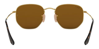 Ray-Ban HEXAGONAL METAL RB 3548N unisex Gold Geometric Sunglasses