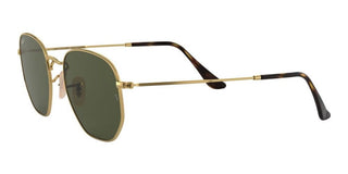 Ray-Ban HEXAGONAL METAL RB 3548N unisex Gold Geometric Sunglasses