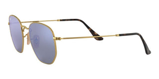 Ray-Ban HEXAGONAL METAL RB 3548N unisex Gold Geometric Sunglasses