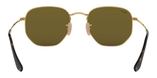 Ray-Ban HEXAGONAL METAL RB 3548N unisex Gold Geometric Sunglasses