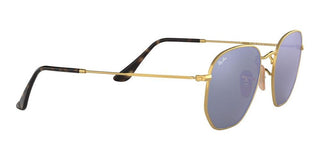 Ray-Ban HEXAGONAL METAL RB 3548N unisex Gold Geometric Sunglasses