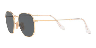 Ray-Ban HEXAGONAL METAL RB 3548N unisex Gold Geometric Sunglasses