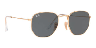 Ray-Ban HEXAGONAL METAL RB 3548N unisex Gold Geometric Sunglasses