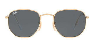 Ray-Ban HEXAGONAL METAL RB 3548N unisex Gold Geometric Sunglasses