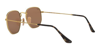 Ray-Ban HEXAGONAL METAL RB 3548N unisex Gold Geometric Sunglasses