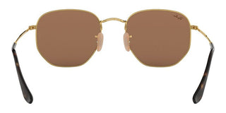 Ray-Ban HEXAGONAL METAL RB 3548N unisex Gold Geometric Sunglasses