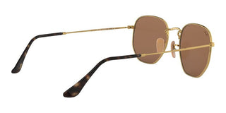 Ray-Ban HEXAGONAL METAL RB 3548N unisex Gold Geometric Sunglasses
