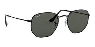 Ray-Ban HEXAGONAL METAL RB 3548N unisex Black Geometric Sunglasses