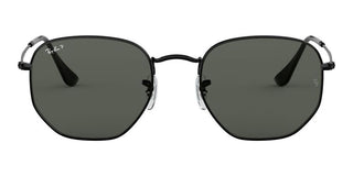 Ray-Ban HEXAGONAL METAL RB 3548N unisex Black Geometric Sunglasses