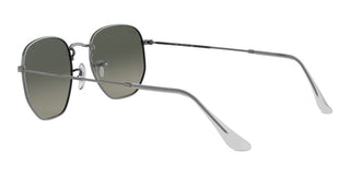 Ray-Ban HEXAGONAL METAL RB 3548N unisex Ruthenium Geometric Sunglasses