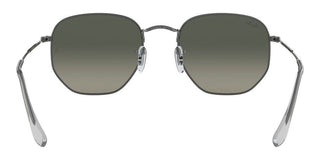 Ray-Ban HEXAGONAL METAL RB 3548N unisex Ruthenium Geometric Sunglasses