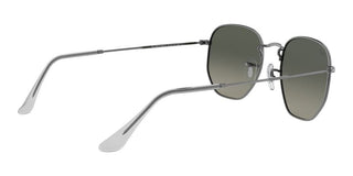 Ray-Ban HEXAGONAL METAL RB 3548N unisex Ruthenium Geometric Sunglasses