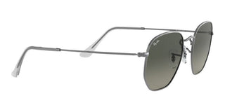 Ray-Ban HEXAGONAL METAL RB 3548N unisex Ruthenium Geometric Sunglasses