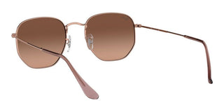 Ray-Ban HEXAGONAL METAL RB 3548N unisex Rose gold Geometric Sunglasses